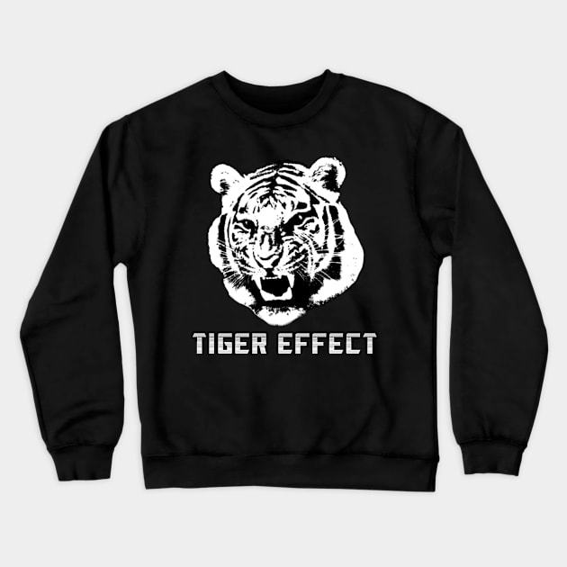 The Growling Tiger Effect Crewneck Sweatshirt by DesignFunk